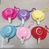 Plush coin purse accessories wallet, plush wallet 8cm bag wallet, lollipop coin purse Item Picture